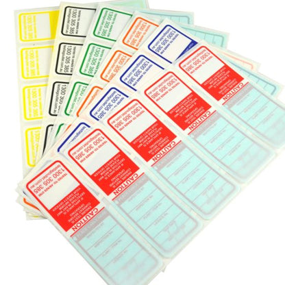 All Purpose Electrical Test Tags - NSW Multi-Colour Pack