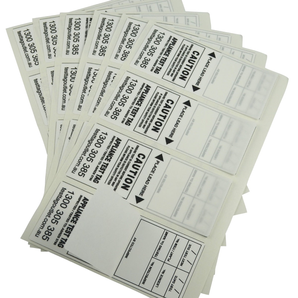 Vrd Test Tags Heavy Duty Test Tags - White | Test Tag Outlet